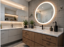 Luxury bathroom remodeling example