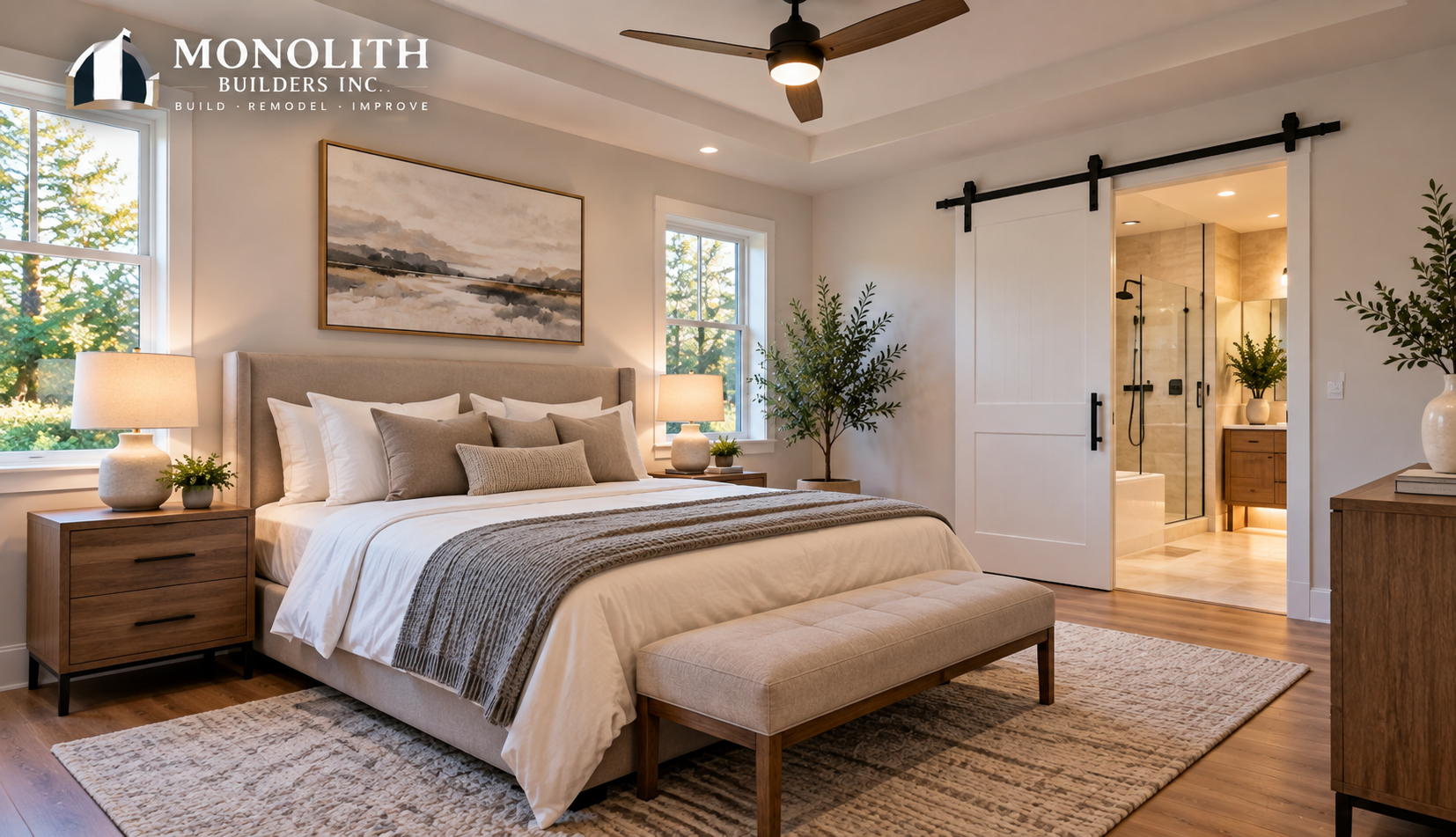Standard bedroom remodeling example