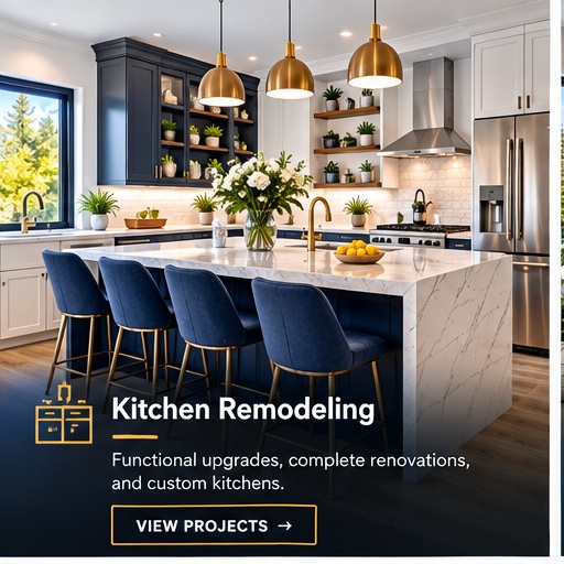 Modern kitchen remodeling